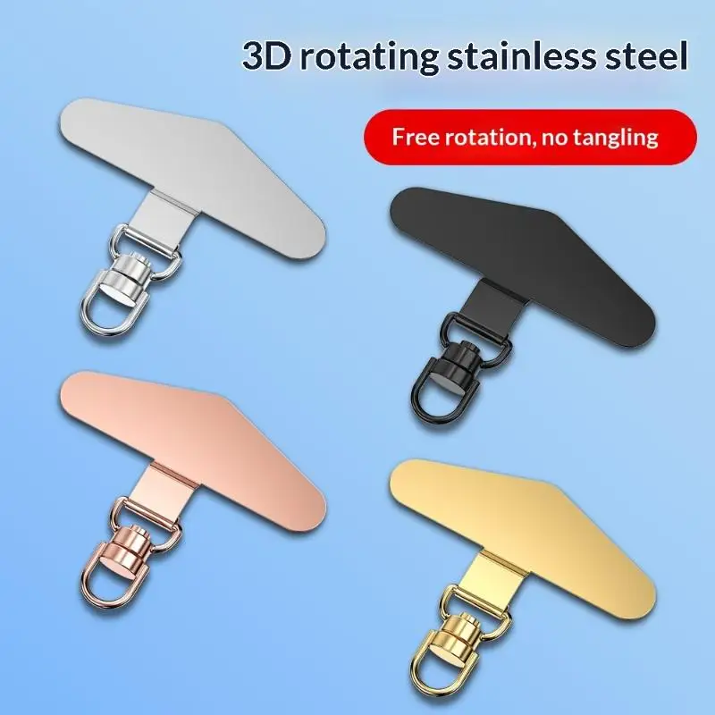 360 ° Drehbare Metall-Handy-Sicherungsplatte, Handy-Lanyard-Patch, Universelles Handy-Lanyard-Sicherheitsverbindungsstück – Detail 4