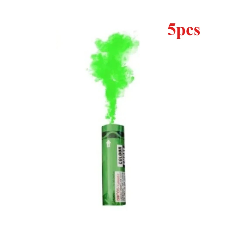 3/5/10pcs Colorful Smokes Fog Handheld Smoke Tube Wedding Creativity Smoke-Stick Atmosphere Prop Party Decor Photography Use image 3