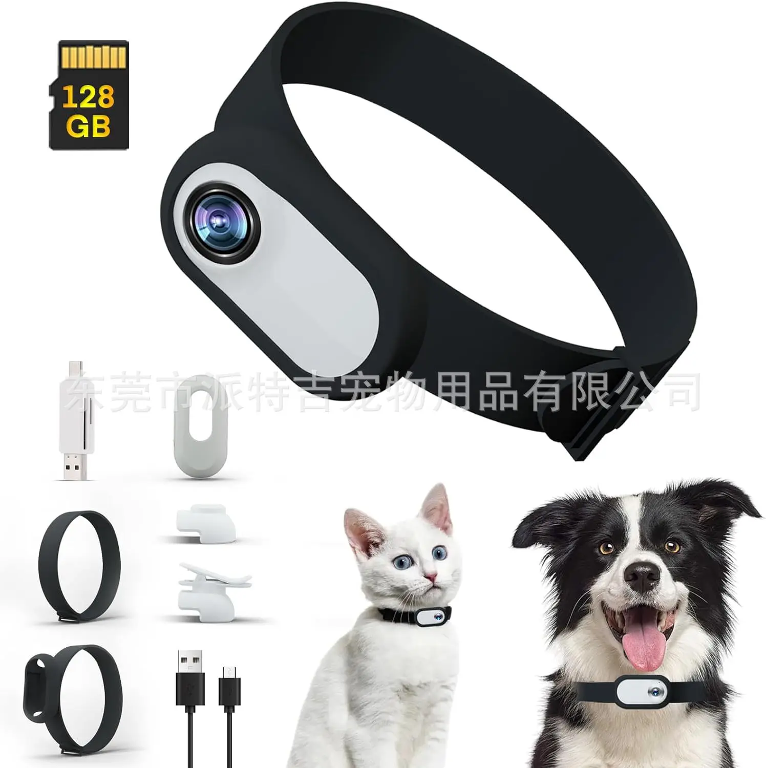 Pet Smart Cat Dog Camera Collar HD Dog Outdoor Sports Collar Camera Cycling Camera Pet Supplies