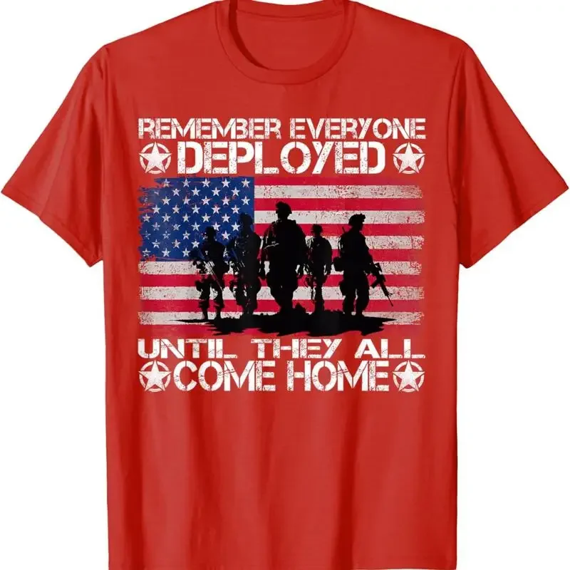 Red Friday Military Remember Everyone Deployed T Shirt