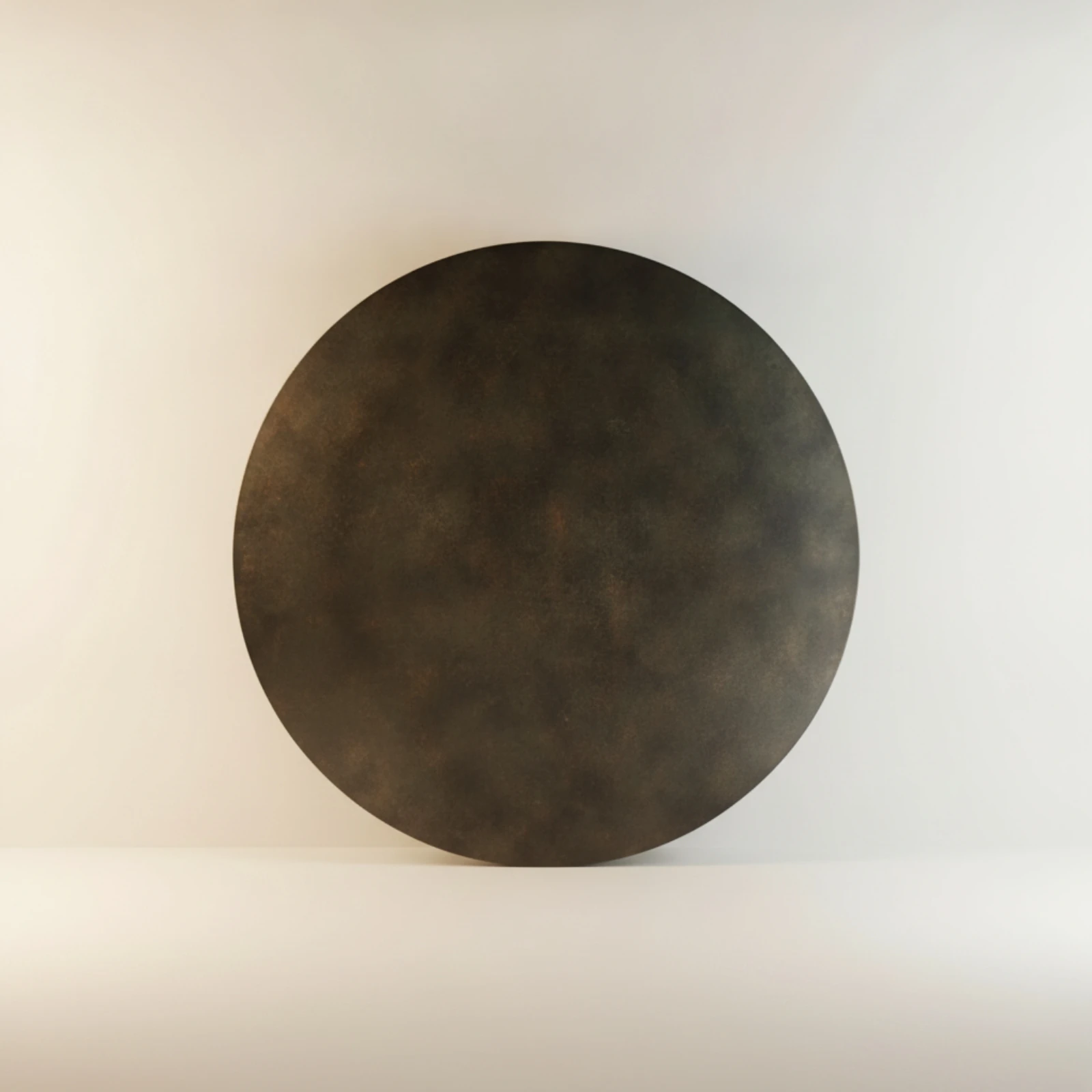 Round Wall Plaque Modern Metal Wall Decor Geometric Long-Lasting for Homeowners, Living Room, Bedroom