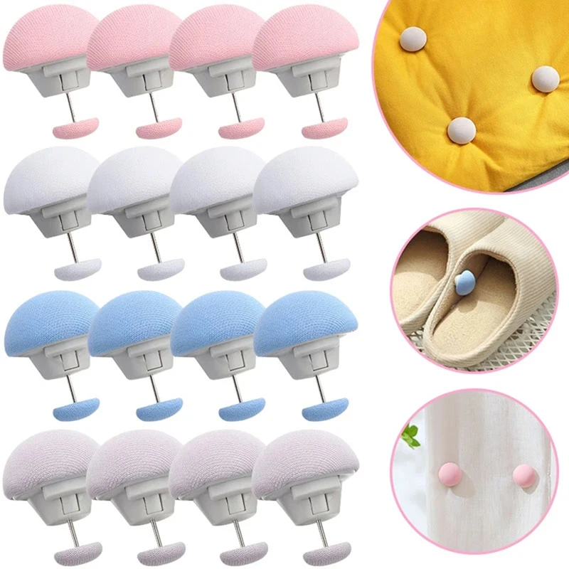 40PCS Bedsheet Quilt Clip Duvet Cover Blanket Textiles Fix Buckle One Button Unlock Anti Slip Grippers Home Accessory