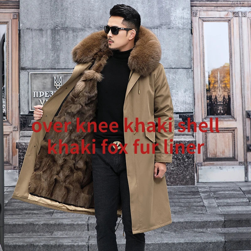 over knee khaki fox