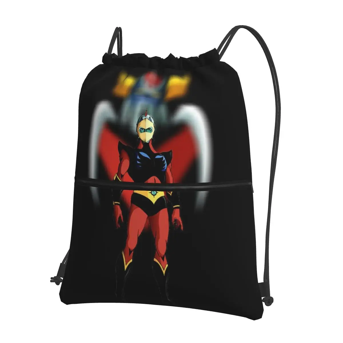 

Рюкзаки Goldorak Grendizer Anime UFO Robot Goldrake, модные спортивные сумки на шнурке с карманами, сумки для книг, для мужчин, женщин, студентов