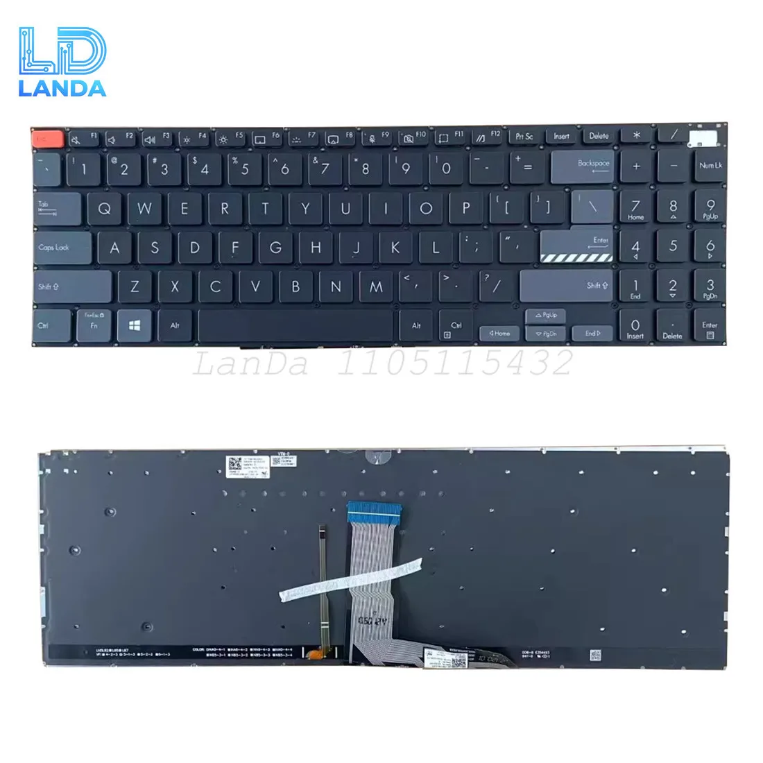 

Клавиатура для ASUS 15Pro M3500Q M7600 M7400 Pro 16X M7600 M6500 M6500Q K3500 США