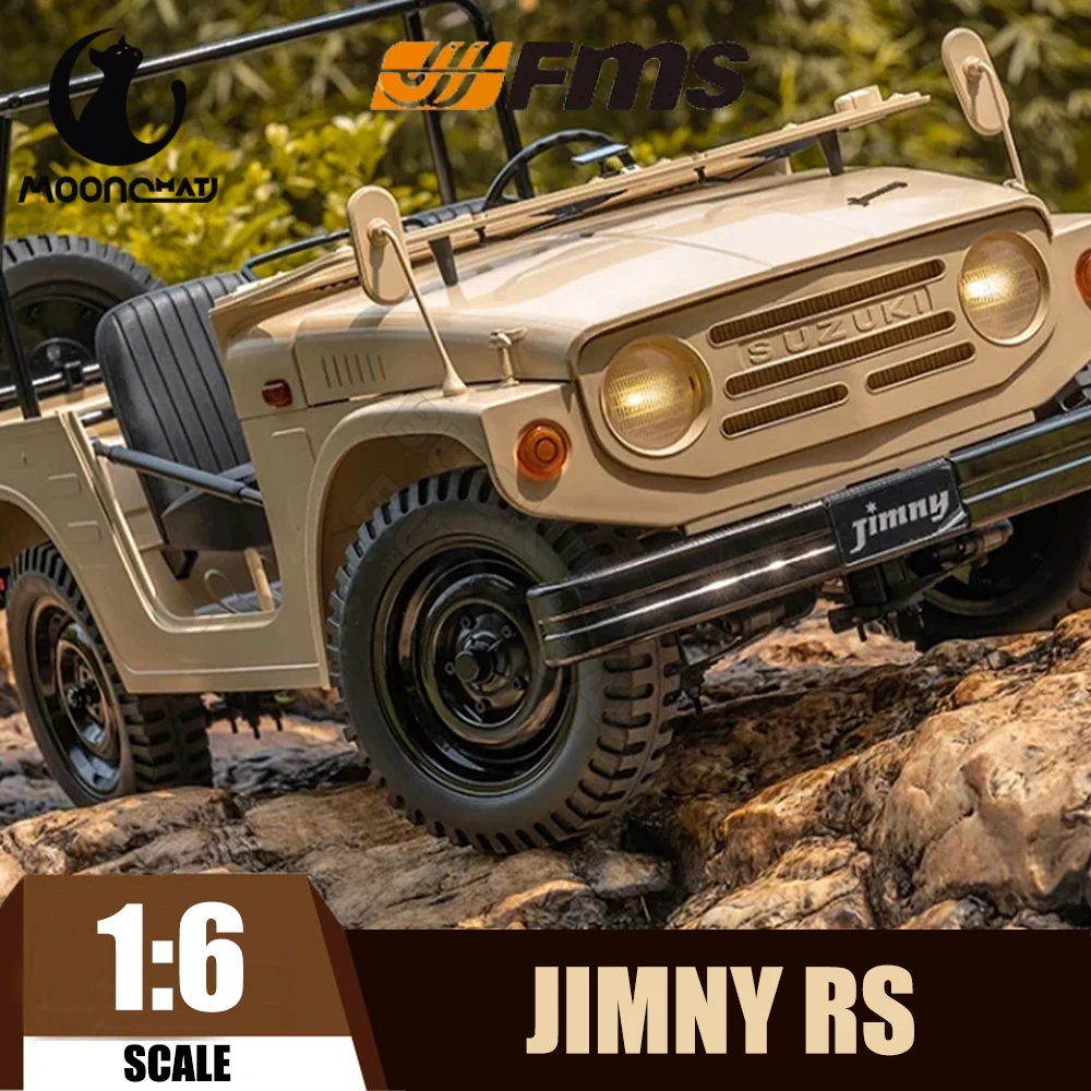 

FMS 1:6 Jimny RC Car RS Off Road Vehicles Dirt Bike Convertible Pickup Truck Military Combat Vehicle Remote Controlled Toy Gift