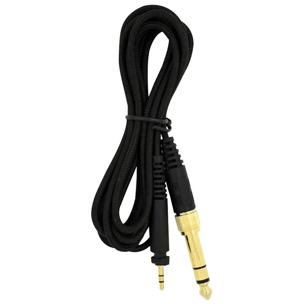 6.35 مللي متر Aux استبدال وصلة كابل ل شور SRH840 SRH940 SRH440 SRH750DJ المهنية استوديو رصد مرجع DJ سماعات