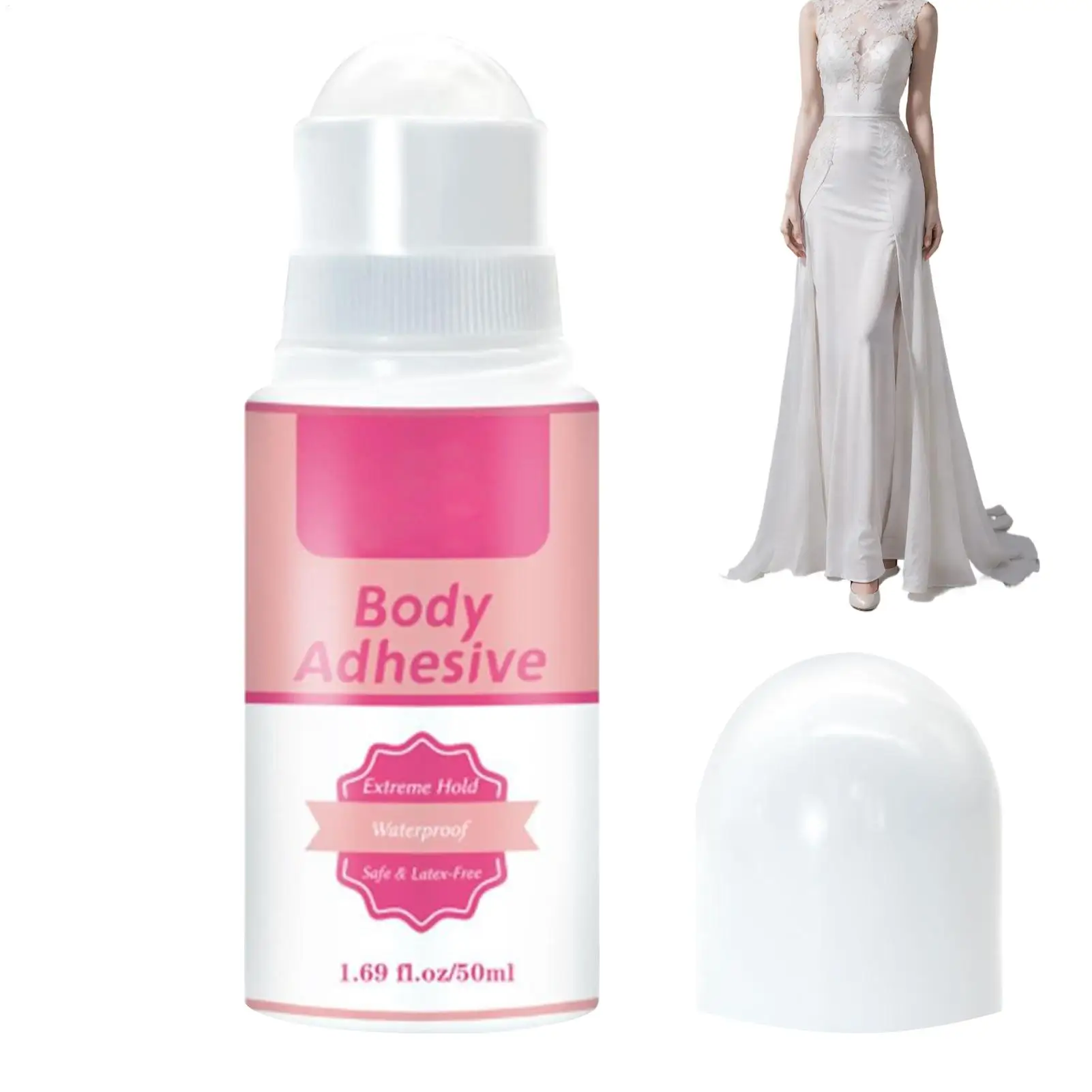 Body Adhesive for Clothing Adhesive Glue for Skin Sweat Resistant Fabric Grip Liquid Fashion Tape for Leotards Bra Straps Socks