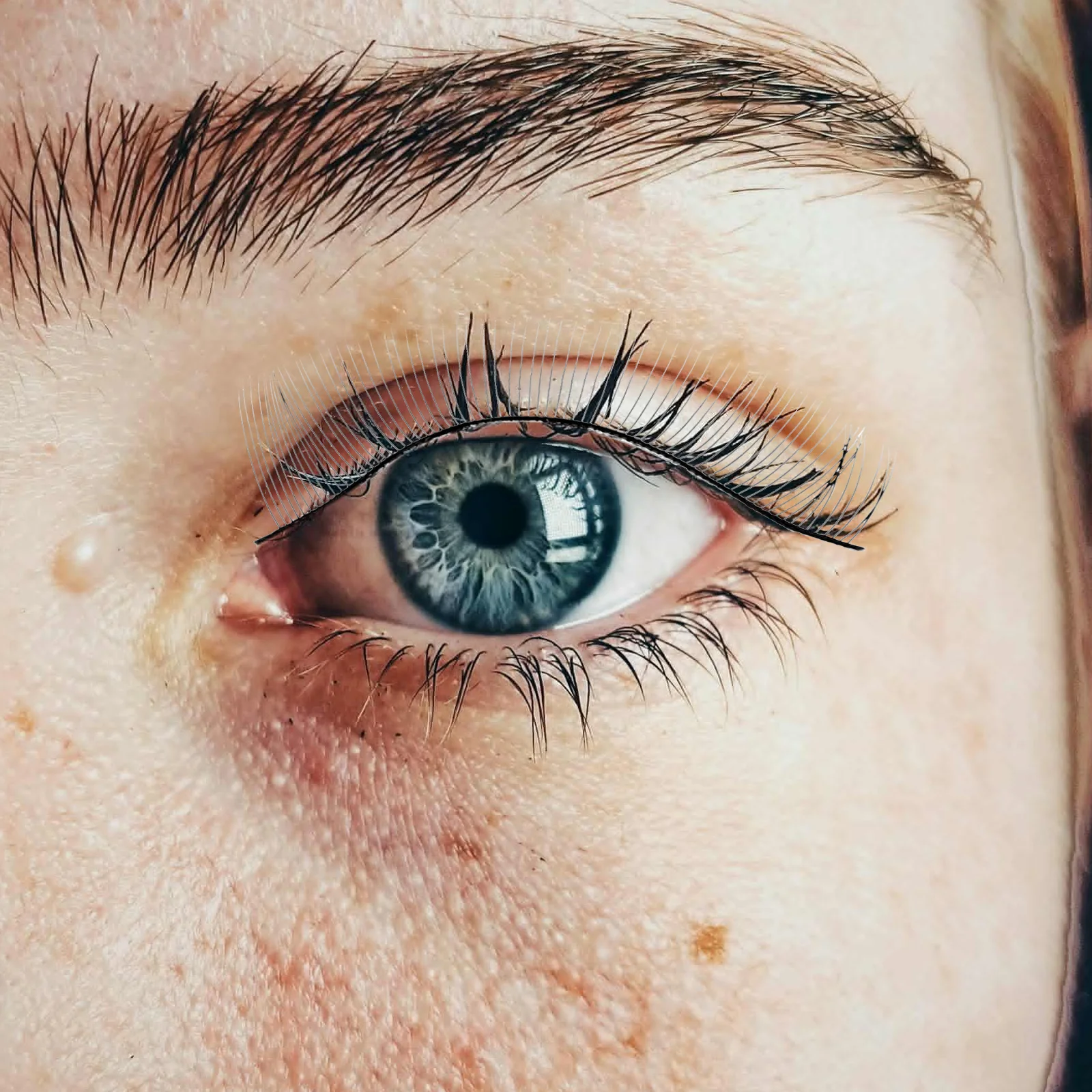 10 قطع من شرائط الرموش الاصطناعية سهلة الممارسة الرموش لتمديد الرموش مجموعات التدريب للمبتدئين ممارسة الرموش