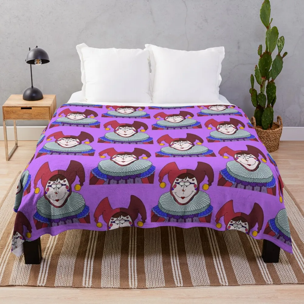 

Merry Harlequin Throw Blanket Flannel Plush Blankets