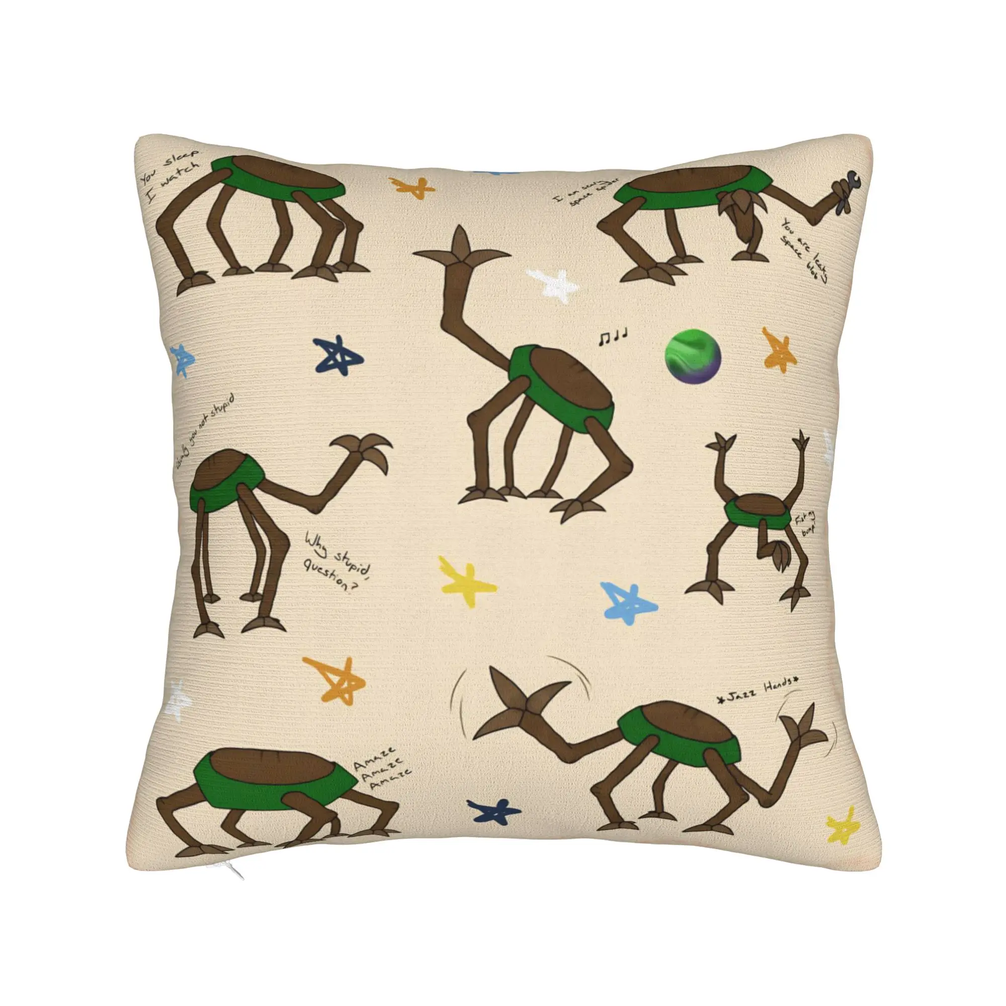 Rockys Project Hail Mary Square Pillowcases Polyester Sofa 2026 Sci-Fi Movie Cushion Cover Home Decoration Pillowcase 40*40