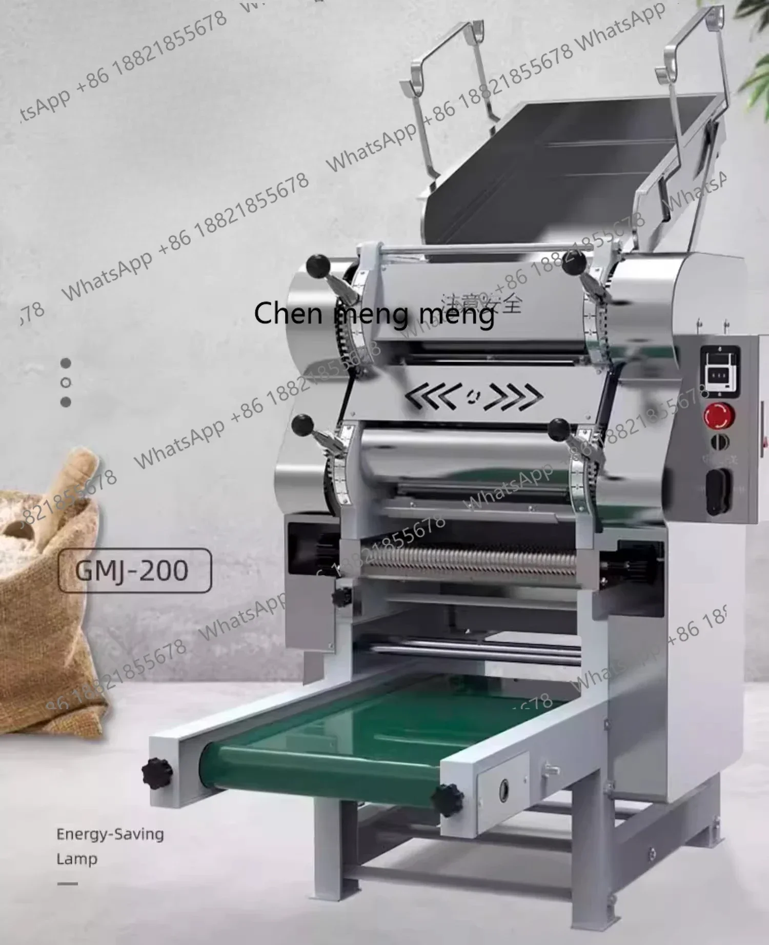 New arrive Commercial large noodle hanging machine Automatic fresh wet sprinkling powder stacking machine Wonton skin dumpling s