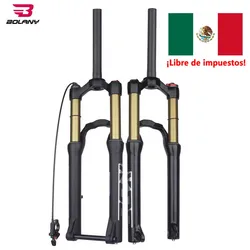 Bolany-Bicycle Front Fork with Barrel Shaft, Air Resilience Suspension, Rear Corolla Structure Design, MTB, 20 in, 24 in