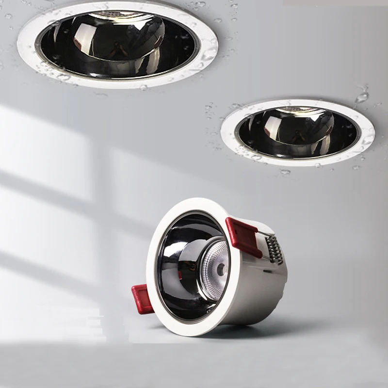 

Bathroom Kitchen Waterproof LED Spotlight IP65 Anti-glare High quality Anti-fog Downlight Spot Light Recessed LED Ceiling Lamp