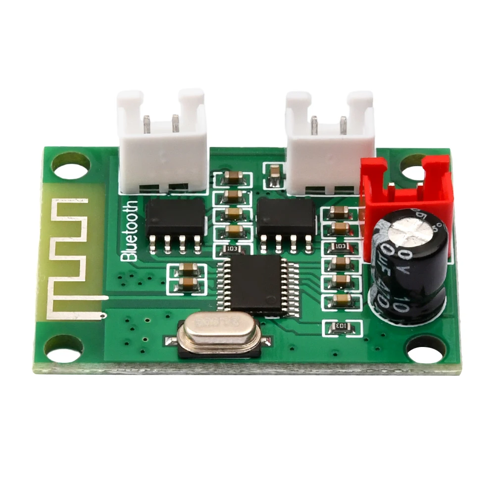 Placa compatível do amplificador do bluetooth, orador do módulo audio, transmissão da voz, DC 3-5V