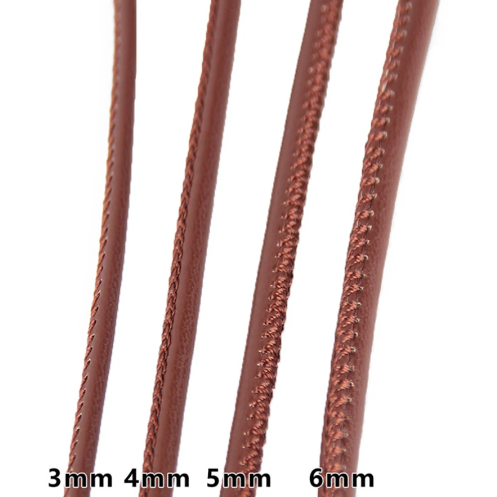 2 Meter 3/4/5/6mm Buntes Imitat-Schaffell-Lederband, Kunstleder-Schnur, Seil, DIY-Halsketten- und Armbandherstellung – Detail 5