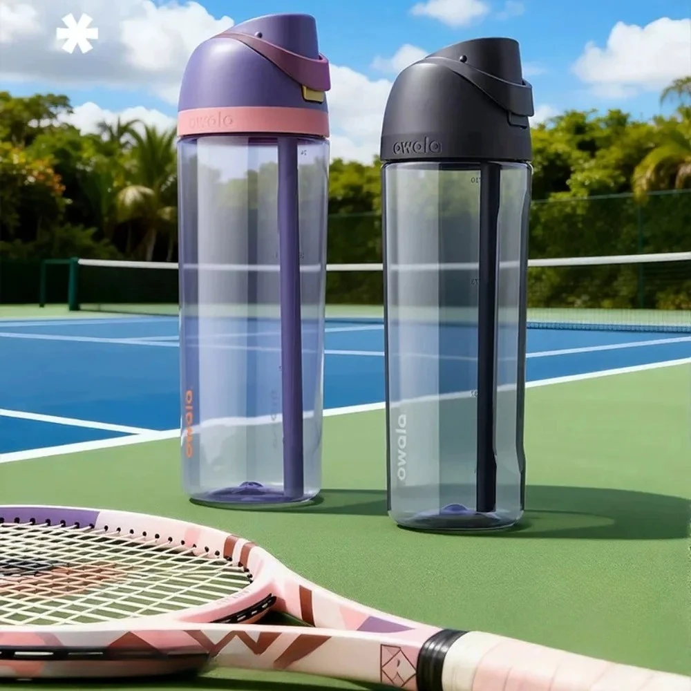 Owala Tritan Drinks Bottle with Popper and Built-in Straw, 740ml