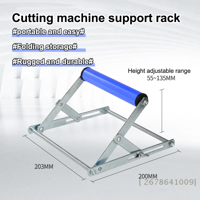 1個の高さ調節可能なローラースタンド、201ステンレス鋼のサポートロングパイプ、切断用〔YY33〕