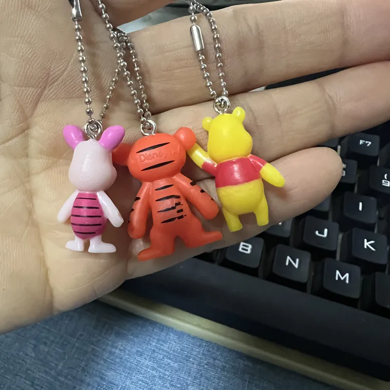 12PCS 2.5CM Disney Winnie the Pooh the Tigger the tiger the Mini Doll DIY Pendant ornament