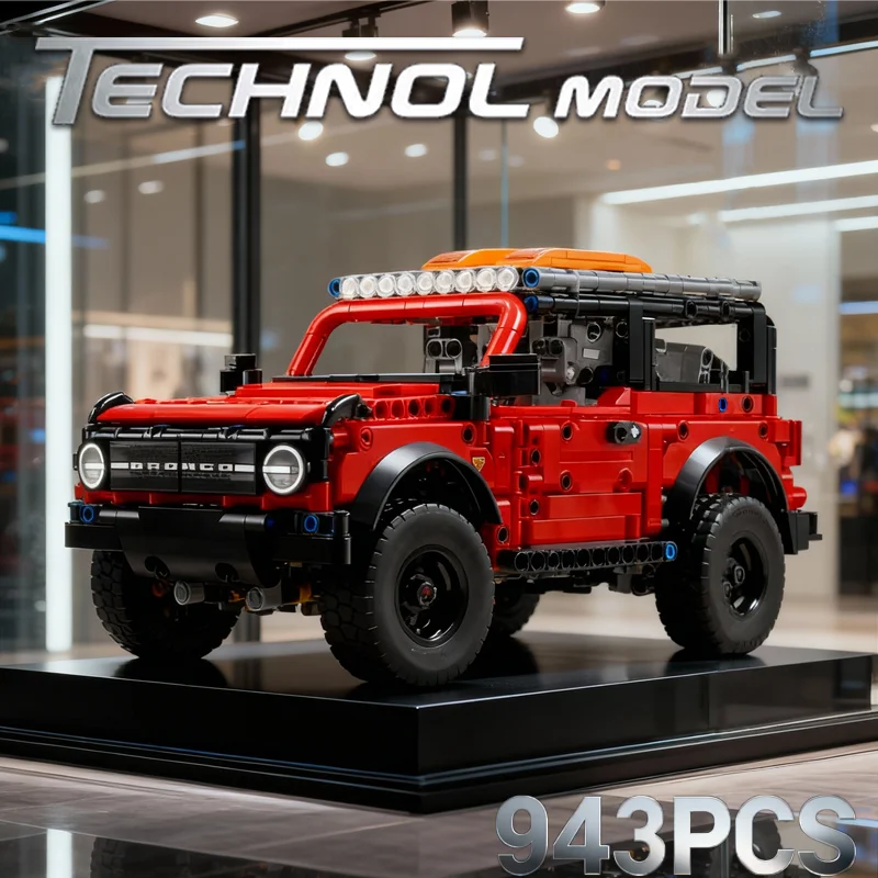 2025 943 قطعة على الطرق الوعرة التقنية سيارة رياضية نموذج اللبنات مجموعة ثابت جيب مركبة الاطفال ألعاب تعليمية الأولاد هدية عيد ميلاد #1