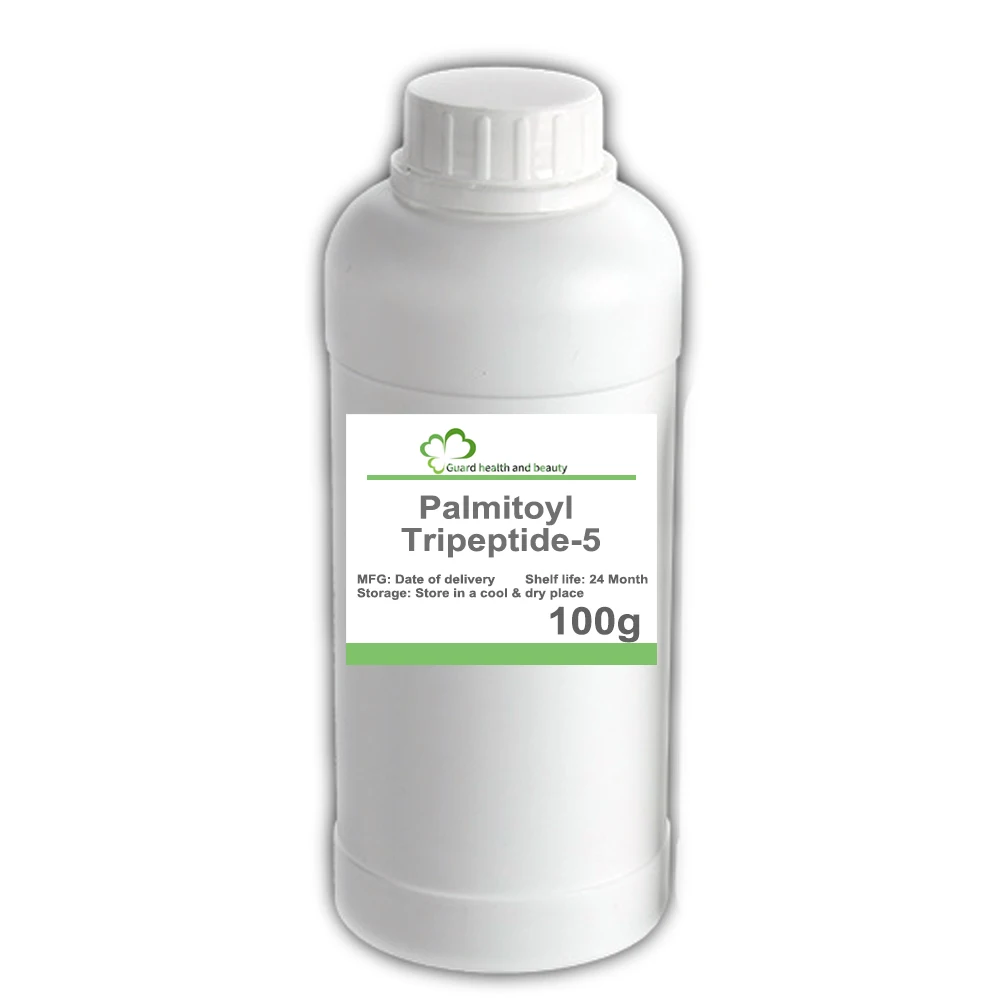 

Hot Sell Palmitoyl Tripeptide-5 Liquid 1000PPM For Skin Care Anti-Wrinkle Cosmetic Raw Material