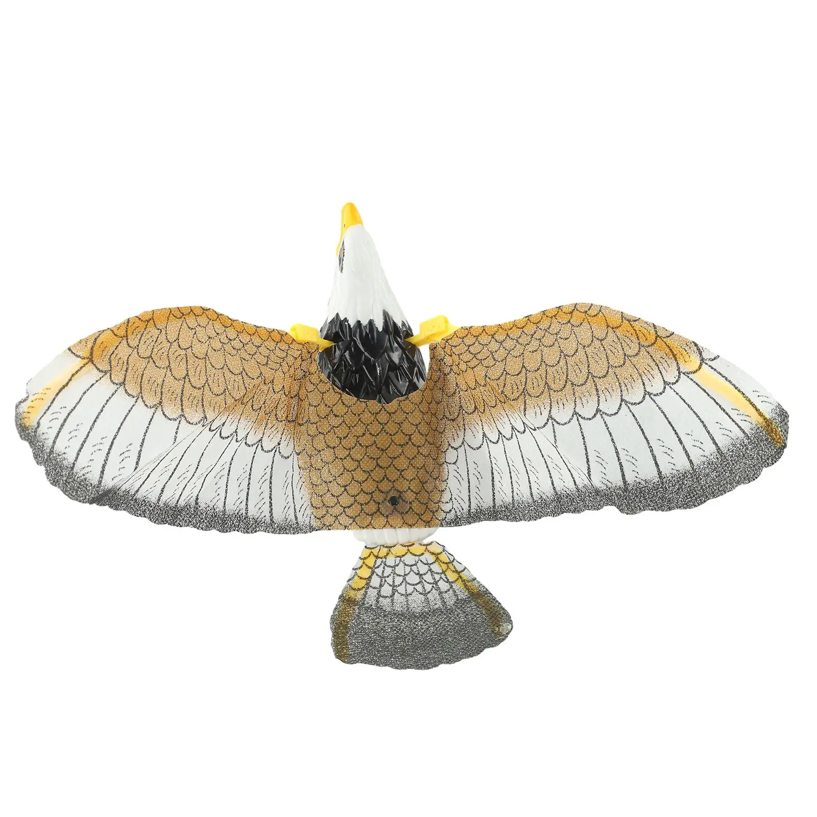 Flying Bird Electric for hawk Garden Easy To Install Flying for falcon Hunting Garden Decoy Hanging for eagle Protecting Plants