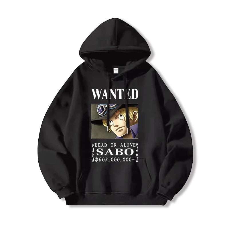 

ONE PIECE Parent-child Clothing Autumn Winter Japanese Hot-blooded Anime Classic Characters Comfortable Hoodie Men's and Women's
