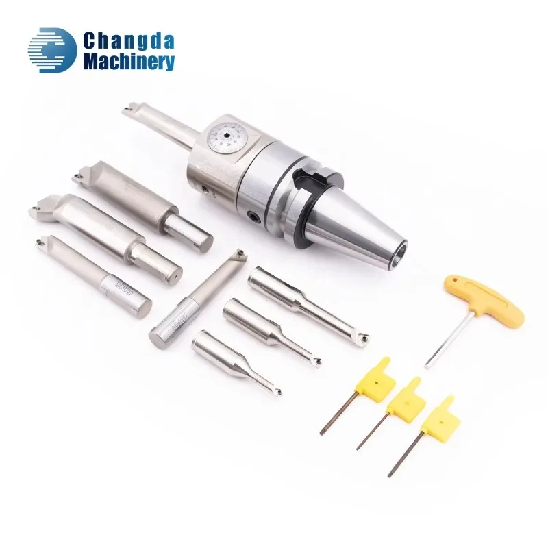 New Condition Machine Tools Accessories With 8PCS Cutters And Pump Engine NBJ16 CNC Tool Holder Fine Adjustable Boring Head