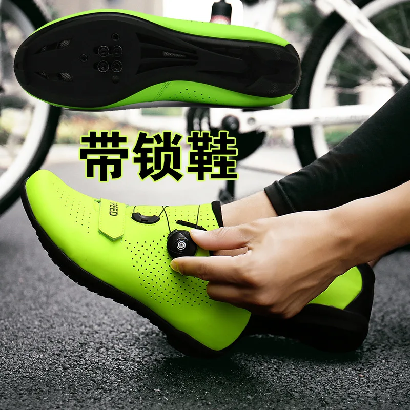 Cycling Sneaker Mtb Pedal Bicycle Shoes Flat Mountain Cycling Shoes Cleat Shoes Rb Speed Footwear Man Women 2024 New Selflocking