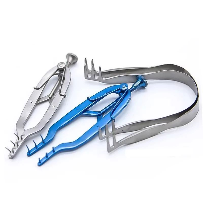 อุปกรณ์ดึงถุงน้ำตาแบบ 3 กรงเล็บ * 3 กรงเล็บ ทำจากสแตนเลส ปรับขนาดได้ รุ่นลำแสงเล็ก