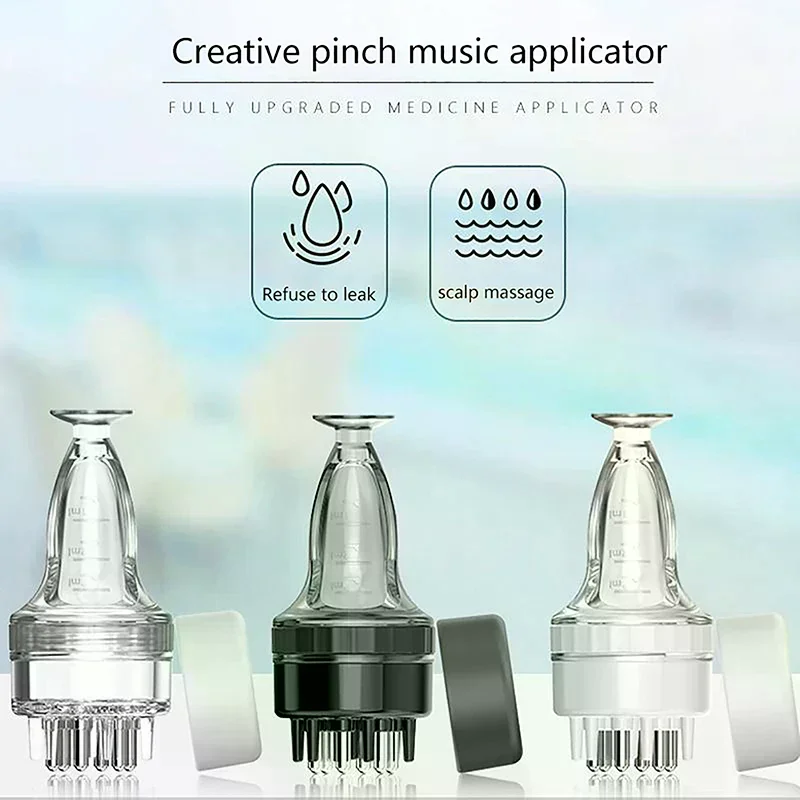 Scalp Applicator Liquid Comb For Hair Scalp Treatment Essential Oil Liquid Guiding Massager Comb Hair Growth Serum Oil Apply