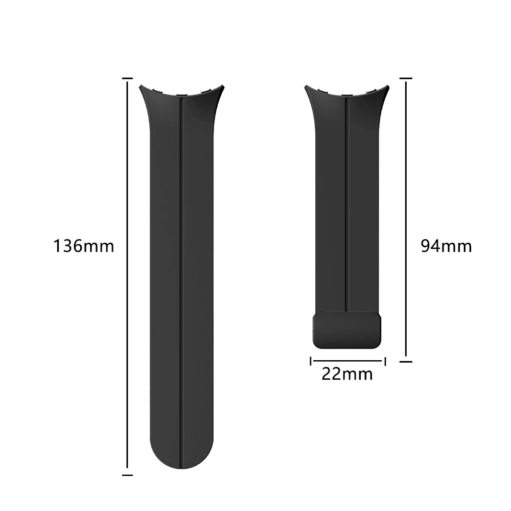 Correa de silicona con hebilla plegable magnética para Google Pixel Watch 4, correa de silicona de 45mm, Google Smart para Watch4, correa de reloj de 45MM