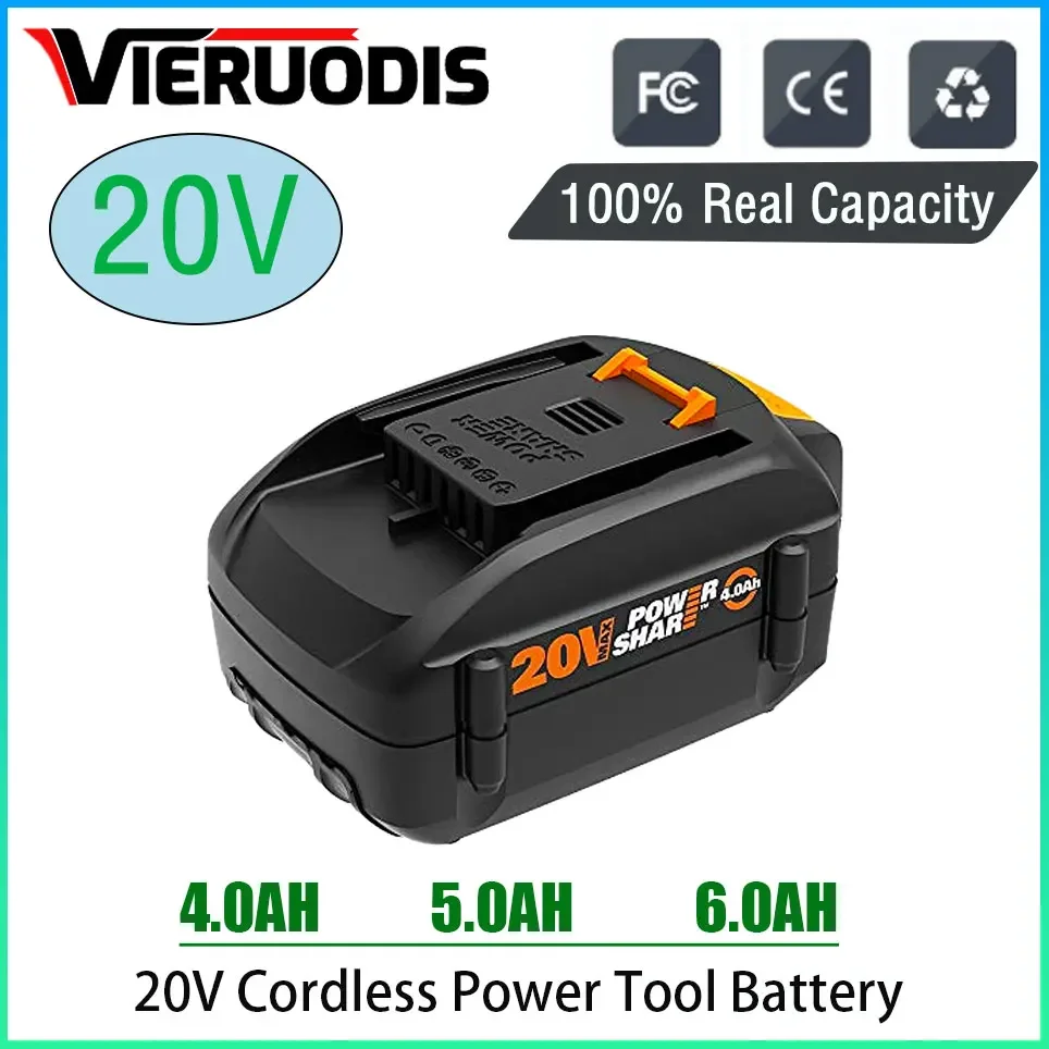 

Original For WORX brand new genuine WA3578 - PowerShare 20V 4.0AH/5.0AH/6.0AH lithium-ion large-capacity battery