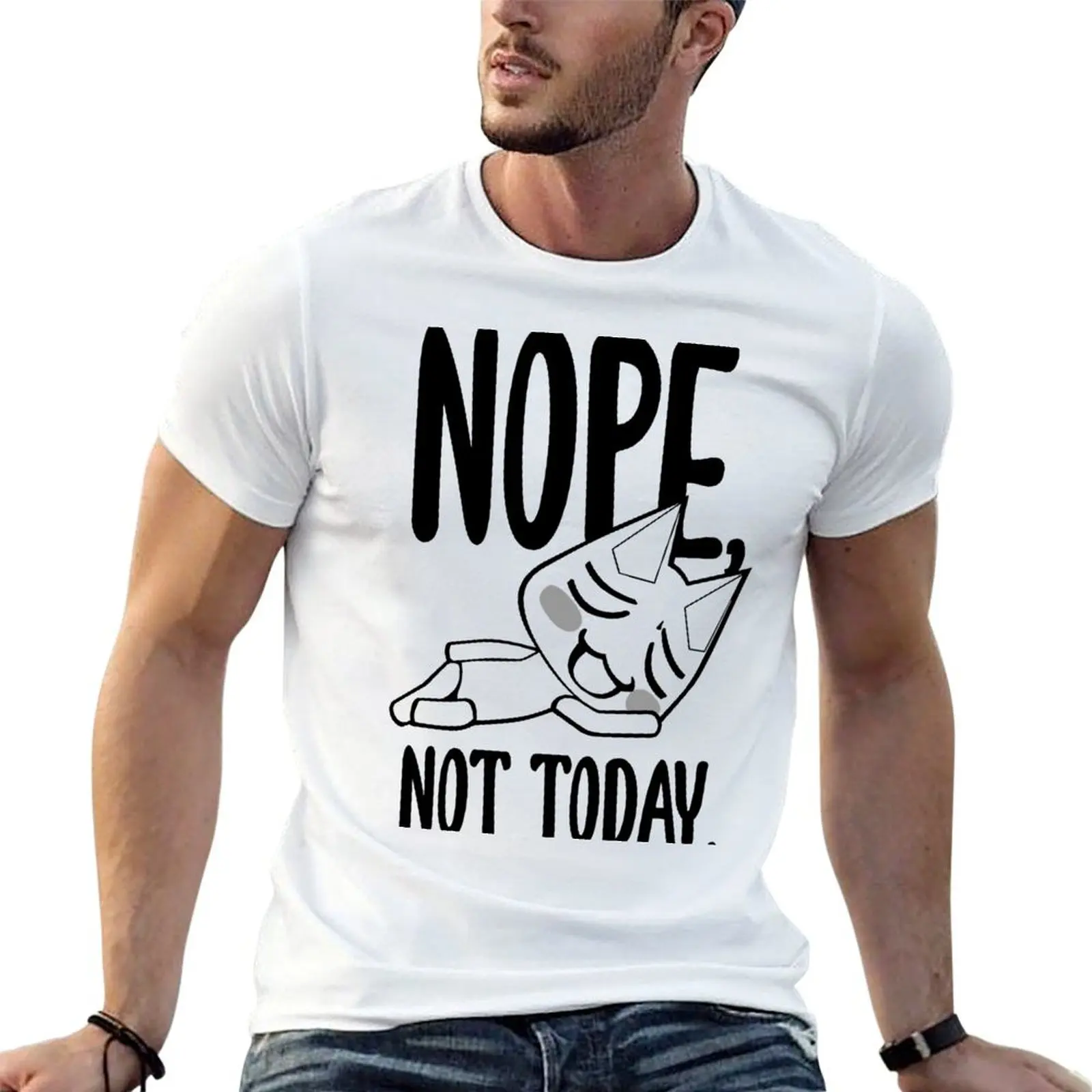 Dokodemo Issho Nope Not Today/ どこでもいっしょ/Toro Inoue(Toro) T-Shirt cotton man t-shirts anime mens designer clothes