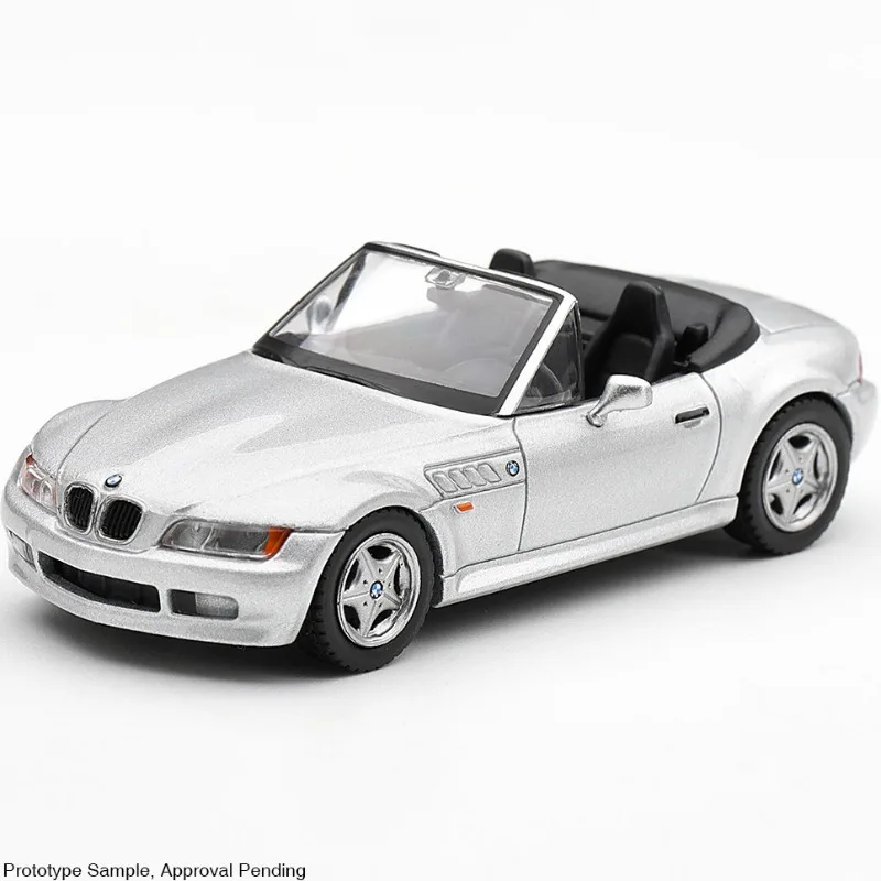 MINIGT 1:64 BMW Z3 Titanium Color Diecast Collectible Scale Model Car For Hobby Display #1415