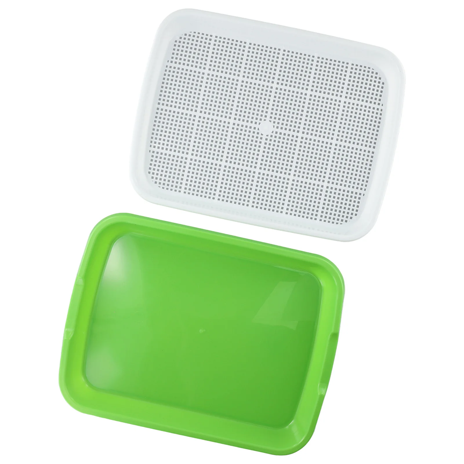 Indoor Sprouting Tray for Microgreens with 2 Layers Designed for Germination and Fresh Microgreens Suitable for Beginners