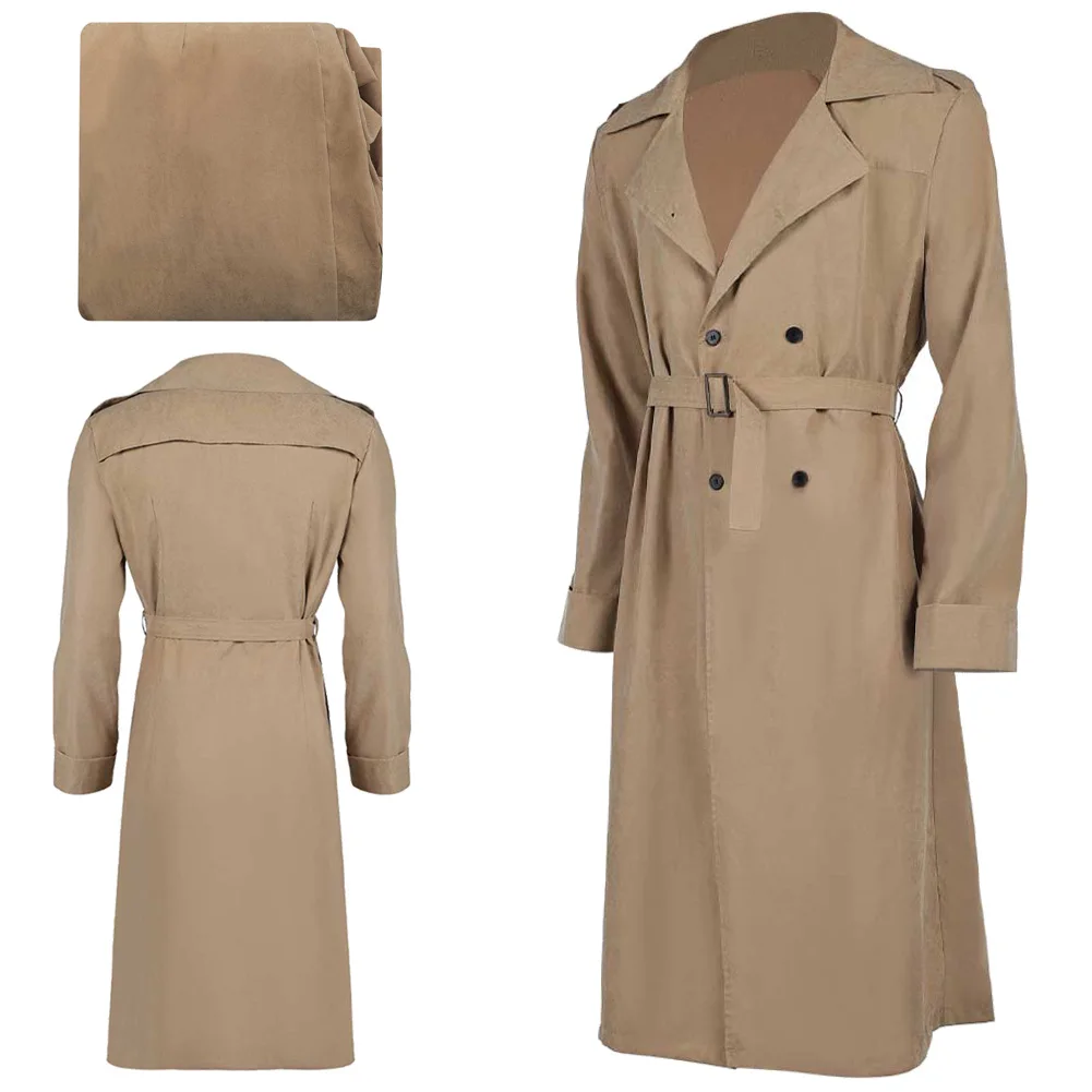 

Fantasia Thing Ben Cosplay Brown Coat Clothing 2025 Movie 4 Pieces Fantastic Disfraz Costume Men Halloween Carnival Party Cloth