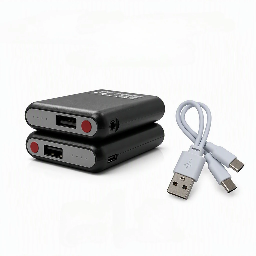 Akumulator 5V 5000mAh, power bank do podgrzewanych rękawic, kamizelki, skarpet, zimowej odzieży grzewczej na zewnątrz. — zdjęcie produktu 7
