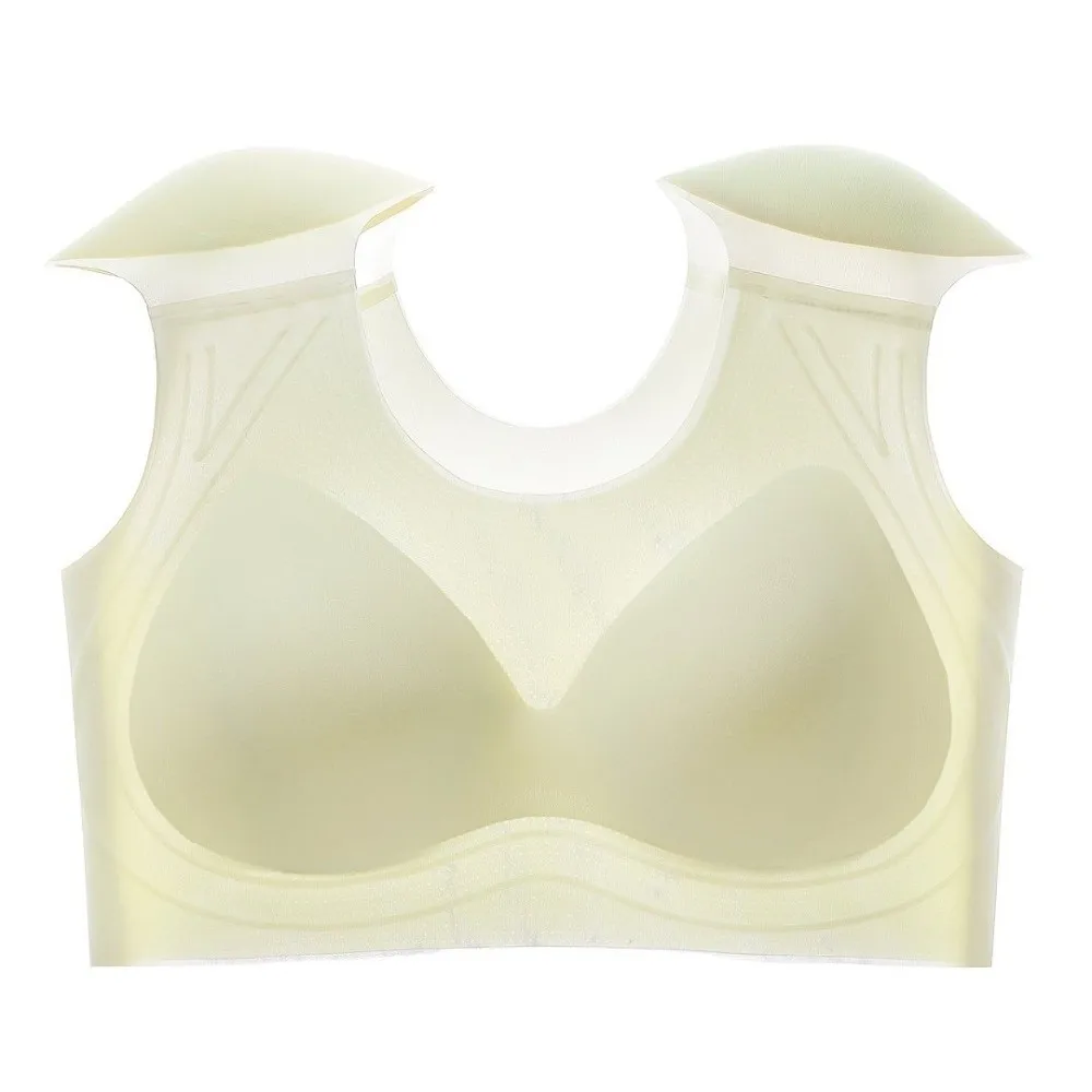 Flat Breast Binder Bustier Right-angle Shoulder Underwear Pad Chest Binding Tank Top Shoulder Pad Bra Invisible Sleeveless