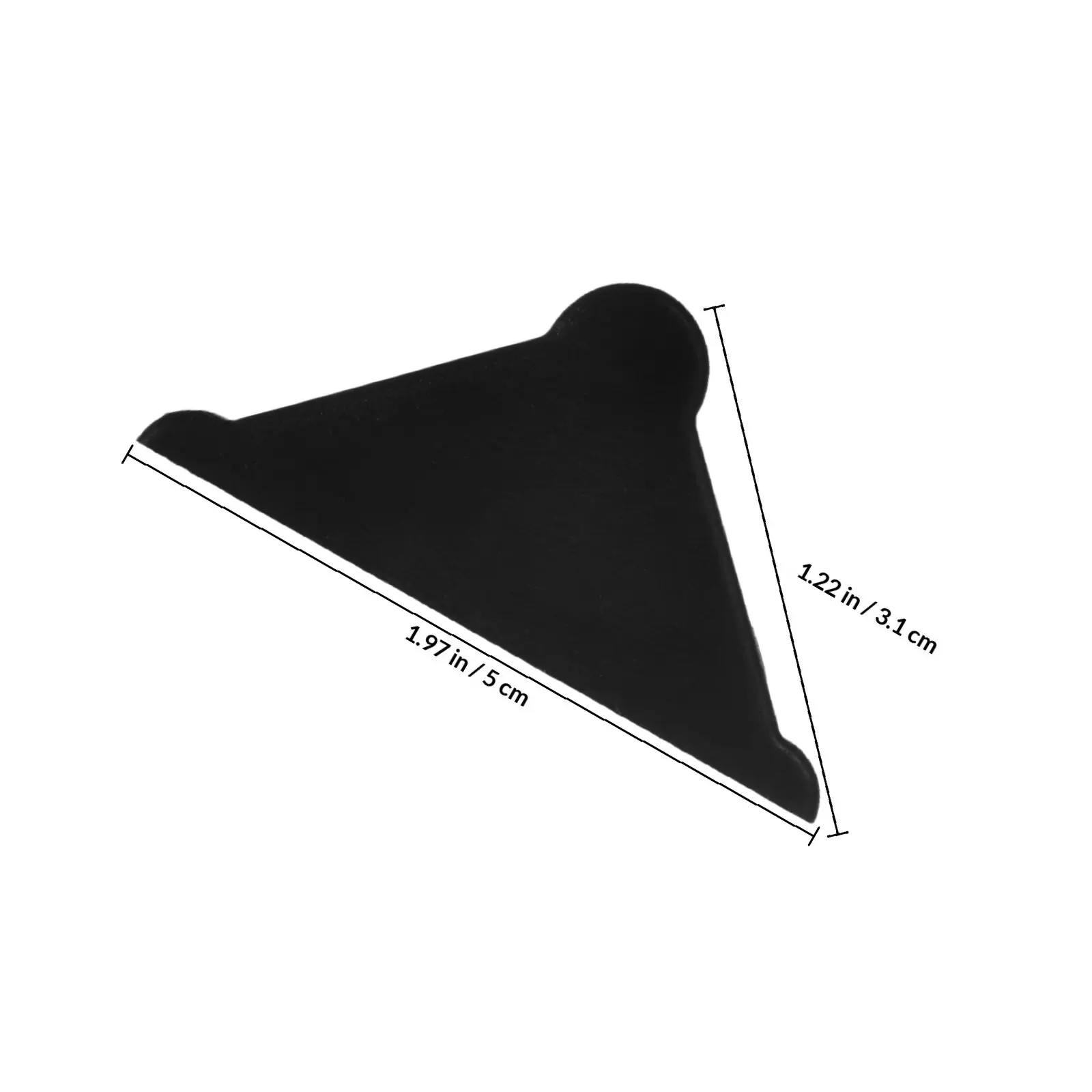 100Pcs Triangle Plastic Corner Guards Protective Edge Protector for Glass Mirrors Tempered Sheets Bathroom Shelf Table Safety