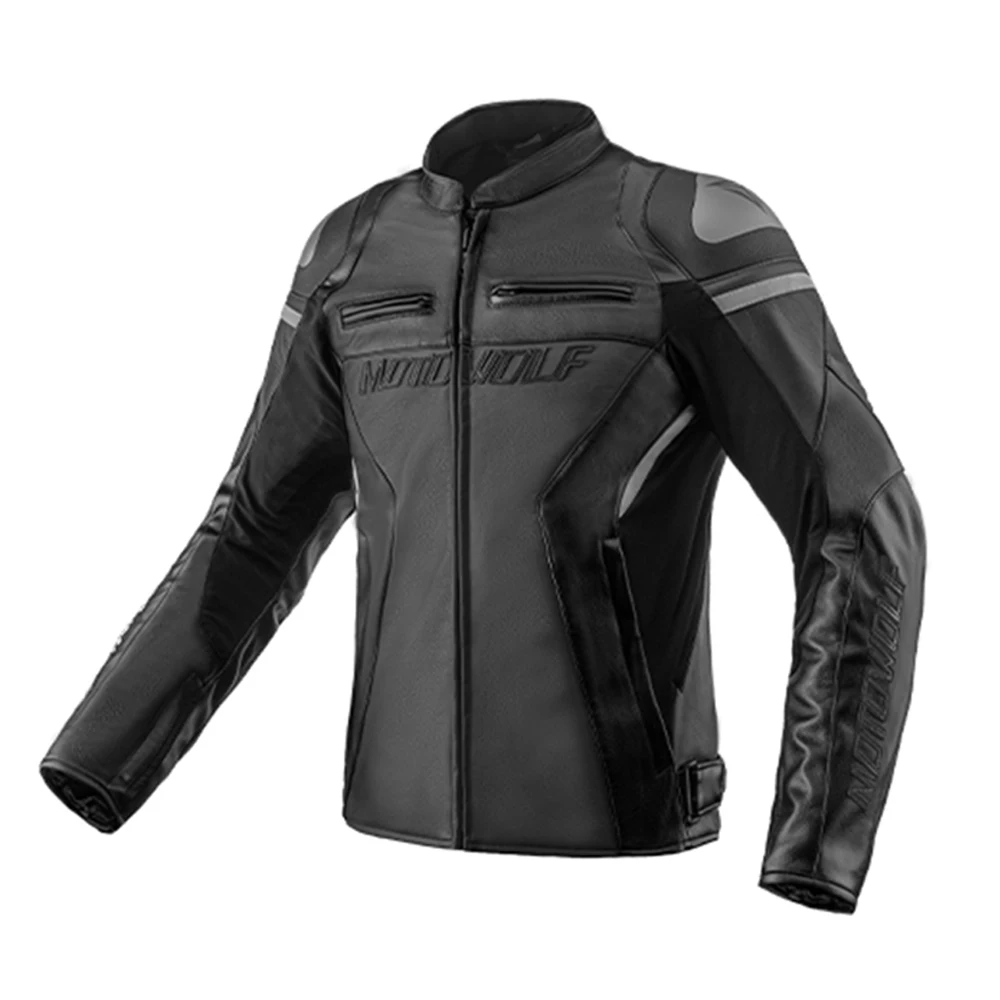 Motorcycle Jacket Men's Motorcycle Leather Jacket Motorcycle Winter Clothes CE Certification Anti-fall Moto Clothes Windbreak