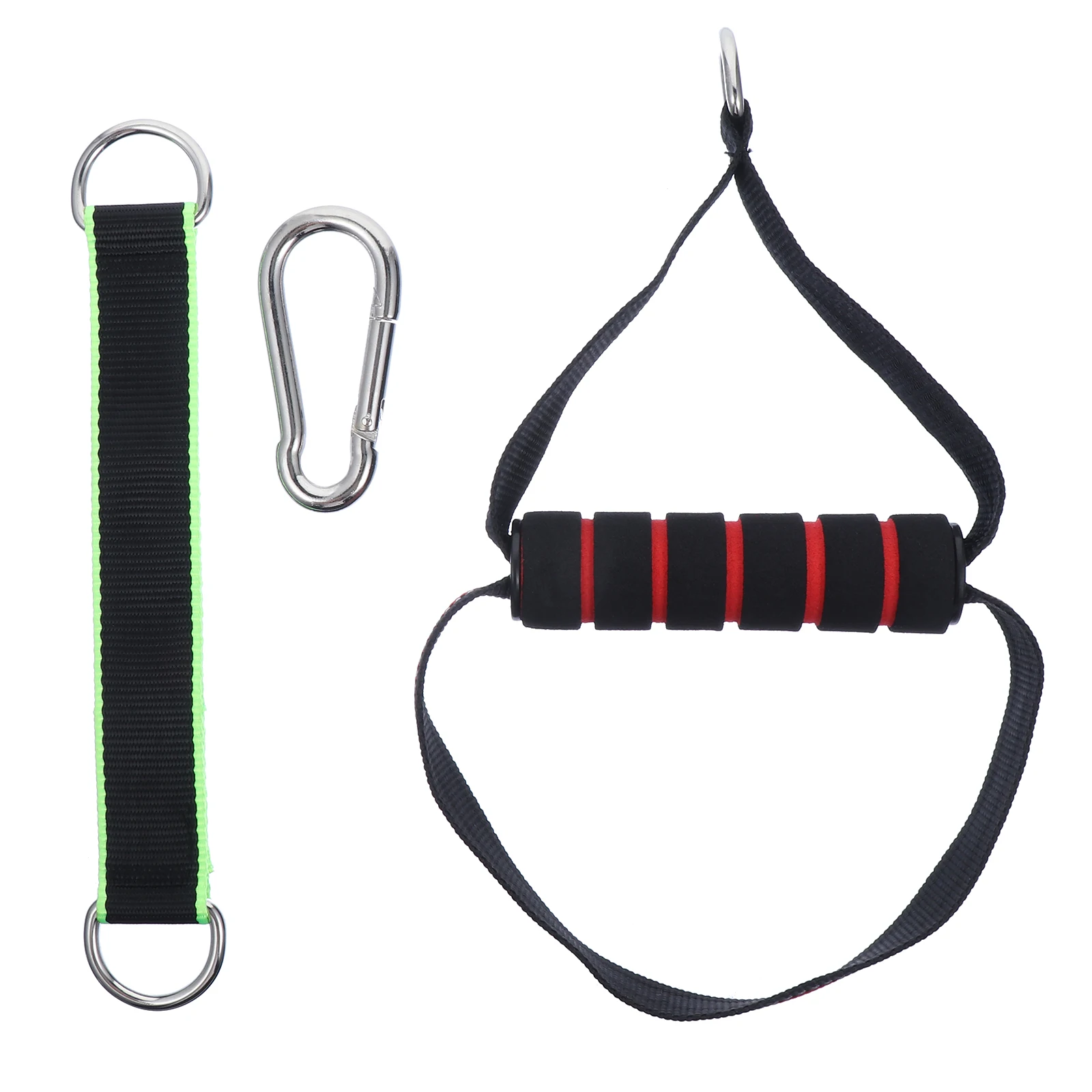 

1Set Fitness Handle Resistance Band Pull-Up Handle Durable Heavy Duty Non-Slip Ergonomic Exercise Grip Cable Machine Attachment