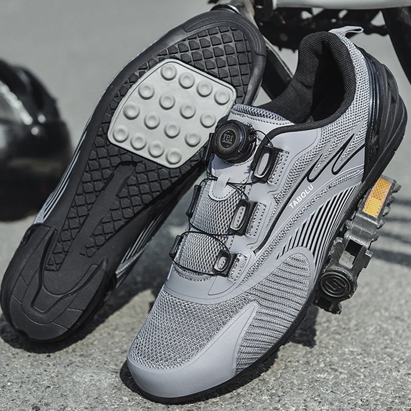 

Unisex Cycling Sneaker Rubber Soled Bicycle Shoes Comfortable And Breathable Cleat Road Mens Bicycle Rubber SoledShoesSizes36-46