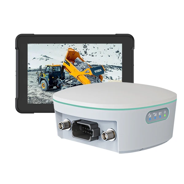 

Rugged High Precision GNSS RTK IP67 BT Receiver IMU PPP for Mining Loader
