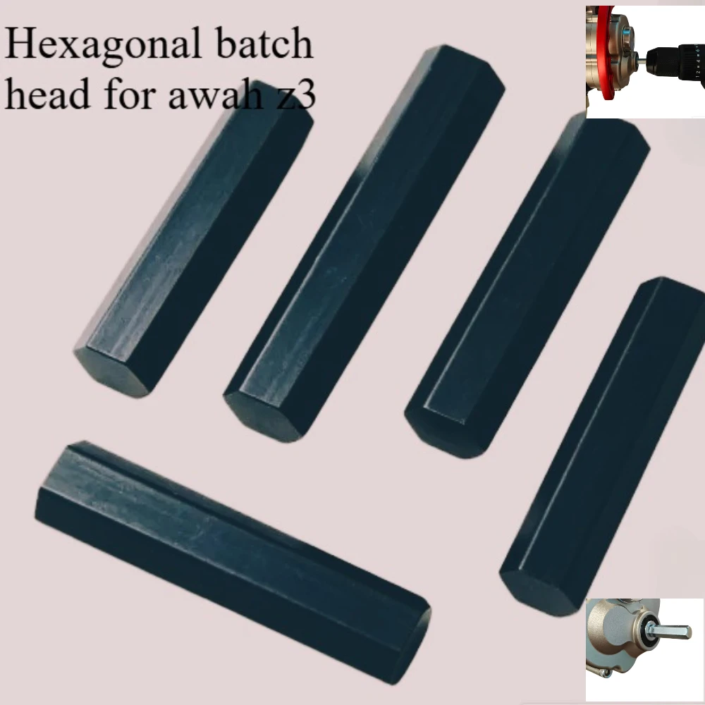 Awah z3 fire mini ascender Electric lift and descent device batch head Hexagonal batch head installation air work rock climb