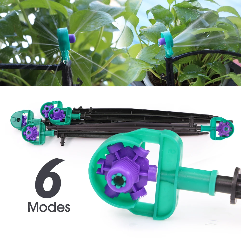 

Greenhouse Watering Sprinkler Irrigation Garden Emitters Stake Micro Spray Adjustable Hydration and Care of Outdoor Farm Plants