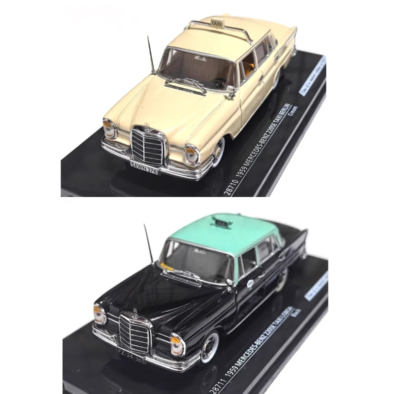 

Diecast VITESSE 1:43 Scale Benz 220SE 1959 Lisbon Taxi Alloy Car Model Collectible Toy Gift Souvenir Display Ornament