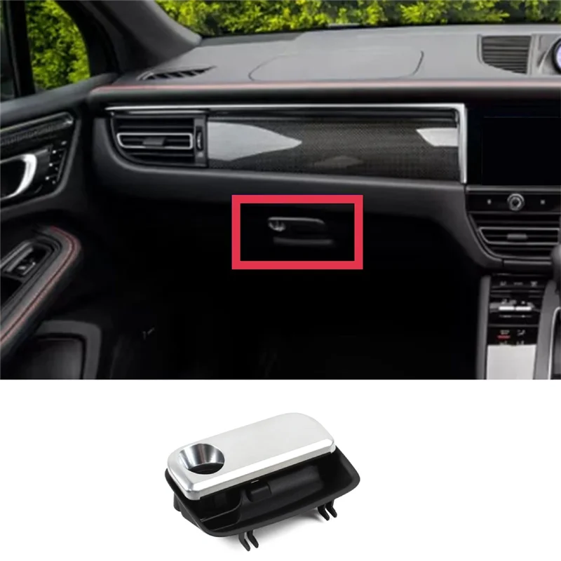 Автомобильный интерьер, панель для хранения, ручка для Porsche Macan 95B Cayman 981 Panamera 970 95B857095F D