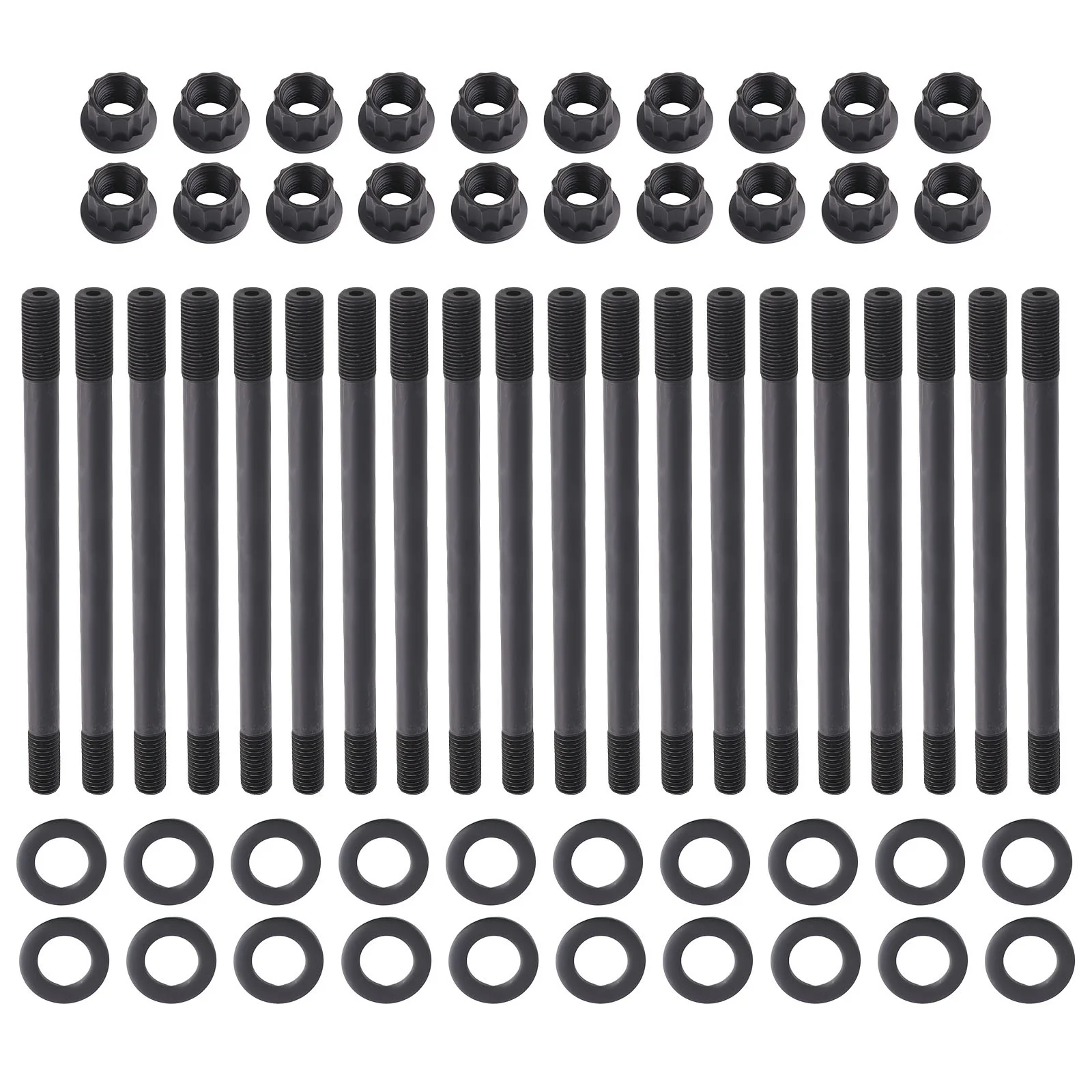 

New Head Studs Set for Ford 6.0L Diesel Trucks 2003-2010 250-4202 Black