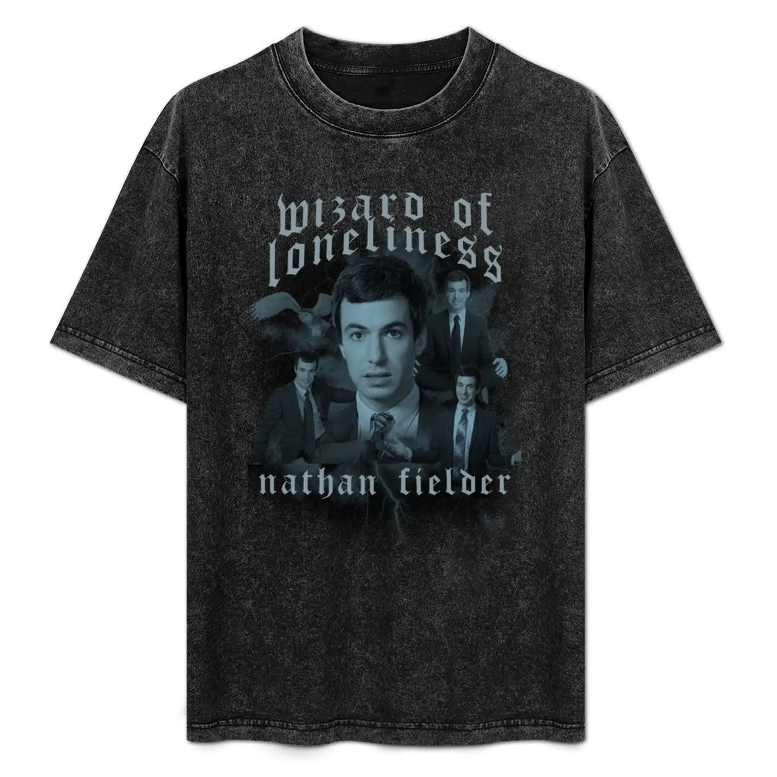 

Nathan Fielder Wizard of Loneliness Nathan For You Tee T-Shirt Big Size Loose Fit Tee Shirt